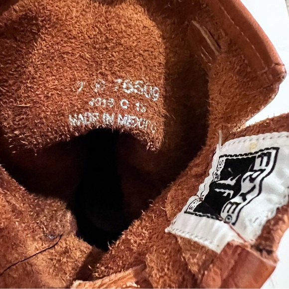 Frye Veronica Whiskey Short Mid Calf Belted Leather Moto Boots 7 - Picture 15 of 16